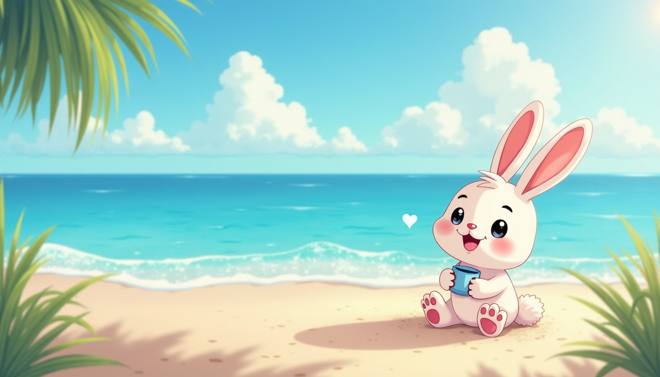 Detailed Cartoon Realistic Beautifull Graphic Bunn